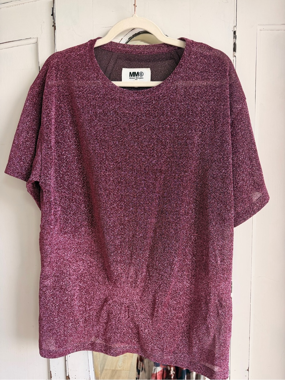 Maison Martin Margiela Metallic Plum/Shimmer Top